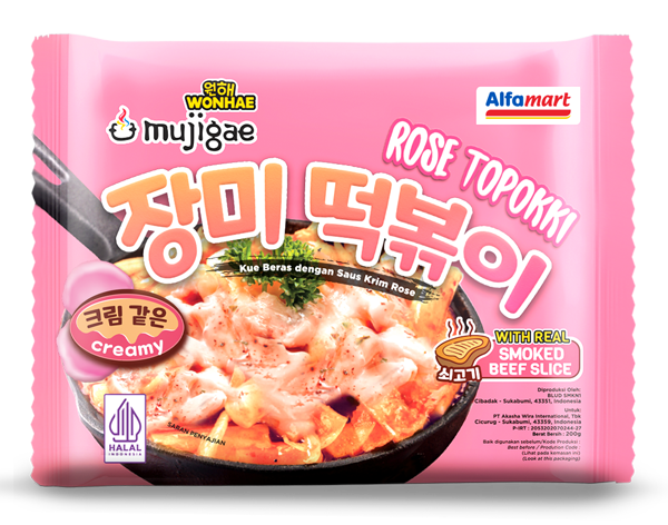 Topokki Rose 200 gram (Alfamart Exclusive) – Wonhae